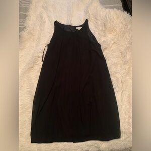 White House Black Market Black Halter Mini Sundress